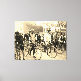 Lienzo Carrera de ciclismo París-Roubaix 1907 Redux de co