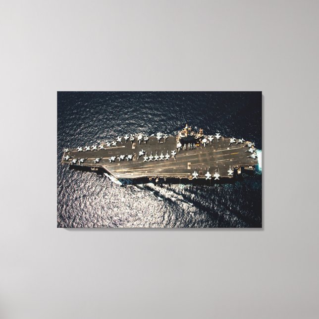 Lienzo CARRETERA DE AERONAVES DE EE.UU. - CVN-72 24x36 (Anverso)