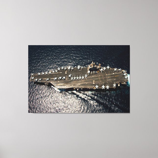 Lienzo CARRETERA DE AERONAVES DE EE.UU. - CVN-72 32x48 (Anverso)