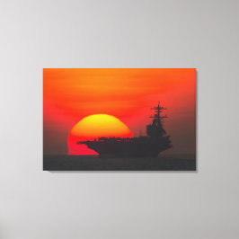 Lienzo CARRETERA DE AERONAVES DE EE.UU. - CVN-77 24x36