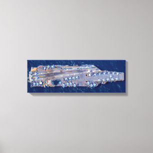 Lienzo CARRETERA DE AERONAVES DE EE.UU. - CVN 78 (24x8 pu