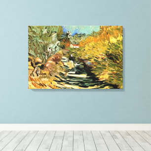 Lienzo Carretera en St Remy con la imagen de Vincent van