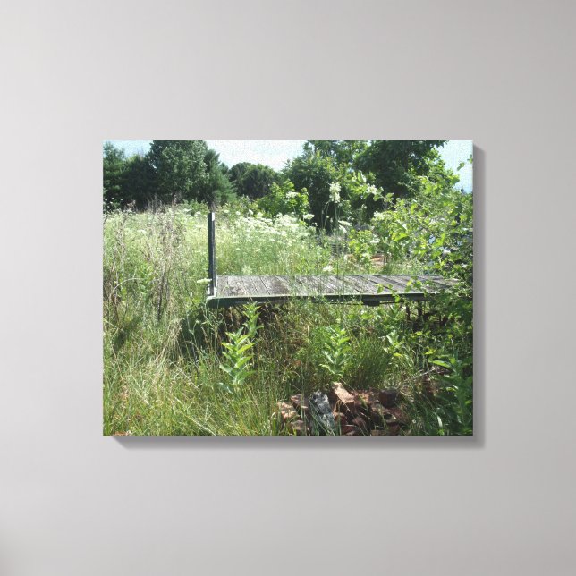 Lienzo Carretera ferroviaria antigua (Anverso)