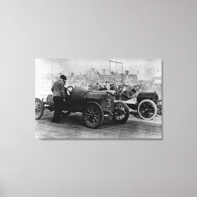 Lienzo Carreteras interestatales carreras de velocidad au (Anverso)