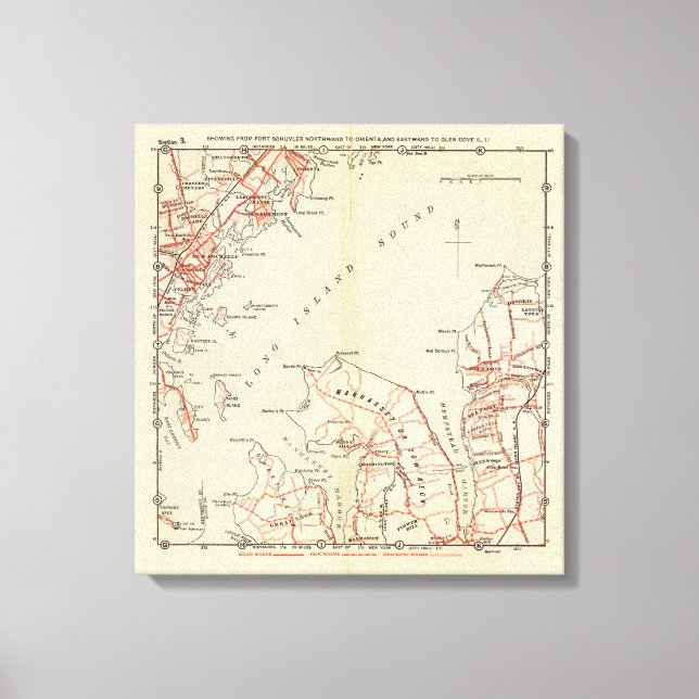 Lienzo Carreteras para bicicletas en Nueva York y Conneti (Anverso)