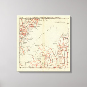 Lienzo Carreteras para bicicletas en Nueva York y Conneti