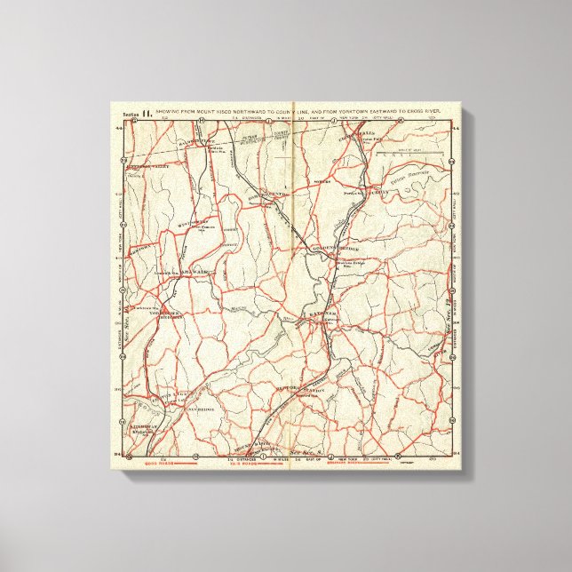 Lienzo Carreteras para bicicletas en Nueva York y Conneti (Anverso)