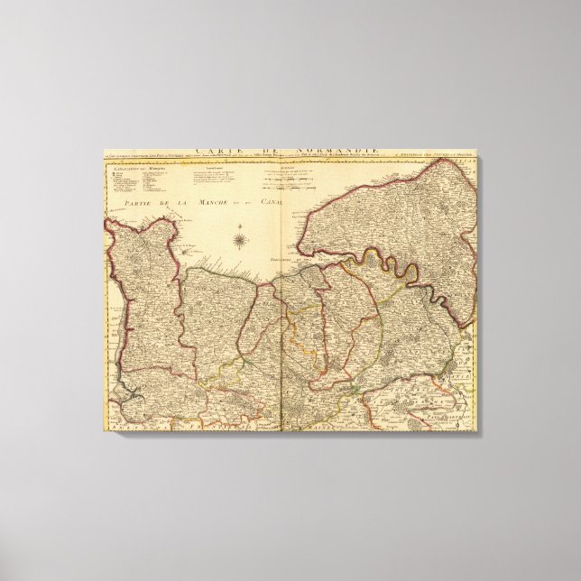 Lienzo Carreteras romanas y bosques (Anverso)