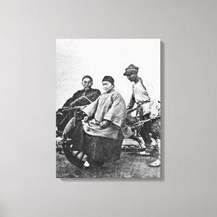 Lienzo Carrito chino, c.1870 (foto de b/w)