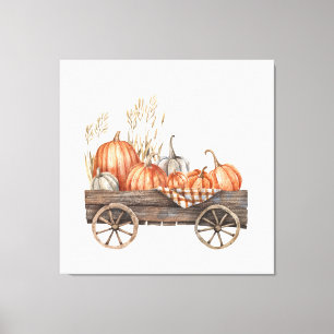 Lienzo Carro de calabaza vintage