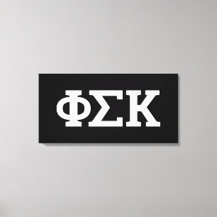 Lienzo Cartas de Phi Sigma Kappa