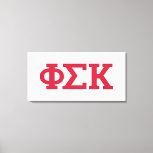 Lienzo Cartas de Phi Sigma Kappa