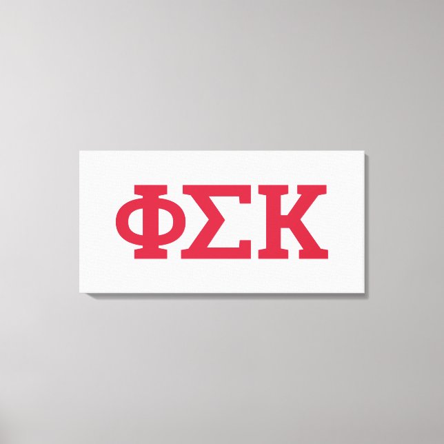 Lienzo Cartas de Phi Sigma Kappa (Anverso)