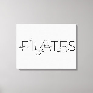 Lienzo Cartas de Pilates Instructores de Pilates