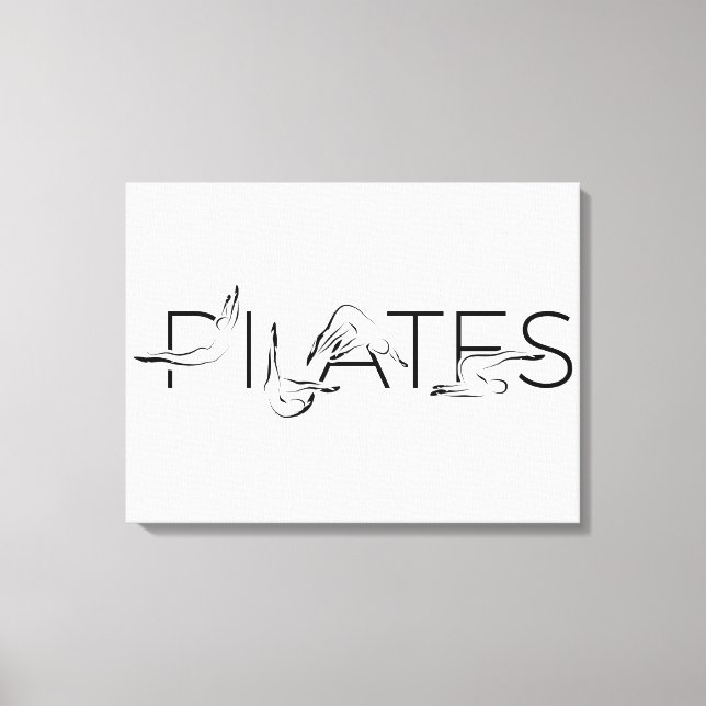 Lienzo Cartas de Pilates Instructores de Pilates (Anverso)