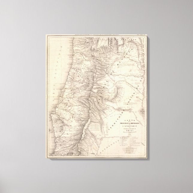 Lienzo Carte, Provincia de Mendoza, Arauca (Anverso)