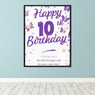 LIENZO CARTEL DE CUMPLEAÑOS