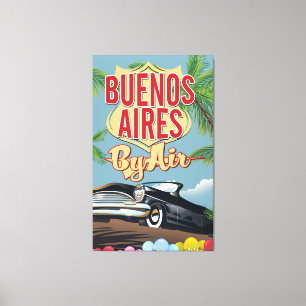 Lienzo Cartel de vacaciones en Buenos Aires, Argentina