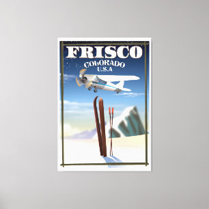 Lienzo Cartel de viaje Frisco Colorado EE. UU.