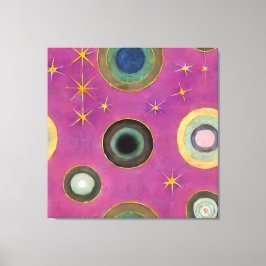 Lienzo Cartografía celeste: Cosmos visionarios