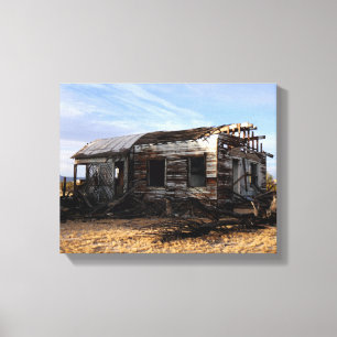 Lienzo Casa Abandonada En Kelso California
