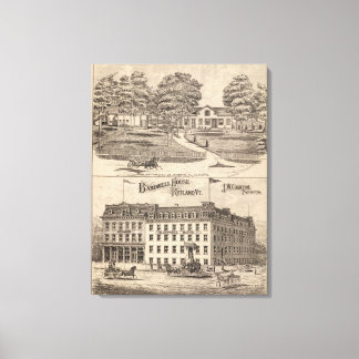 Lienzo Casa Bardwell en Rutland Vermont
