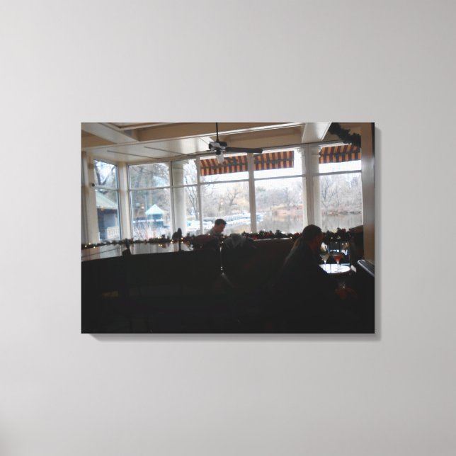 Lienzo Casa de barcos (Anverso)