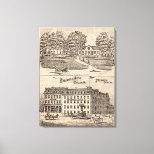 Lienzo Casa de Bardwell en Rutland Vermont