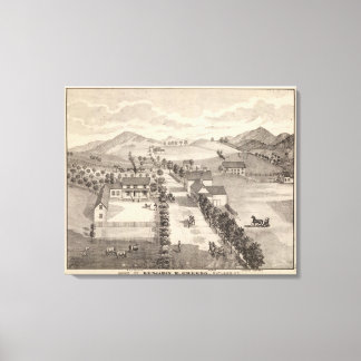Lienzo Casa de Benjamin R Greeno en Rutland
