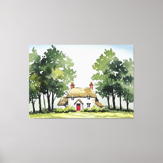 Lienzo Casa de campo (Anverso)