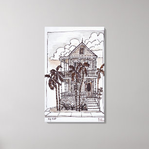 Lienzo Casa de congresos de Victoria Llave Oeste, Flori