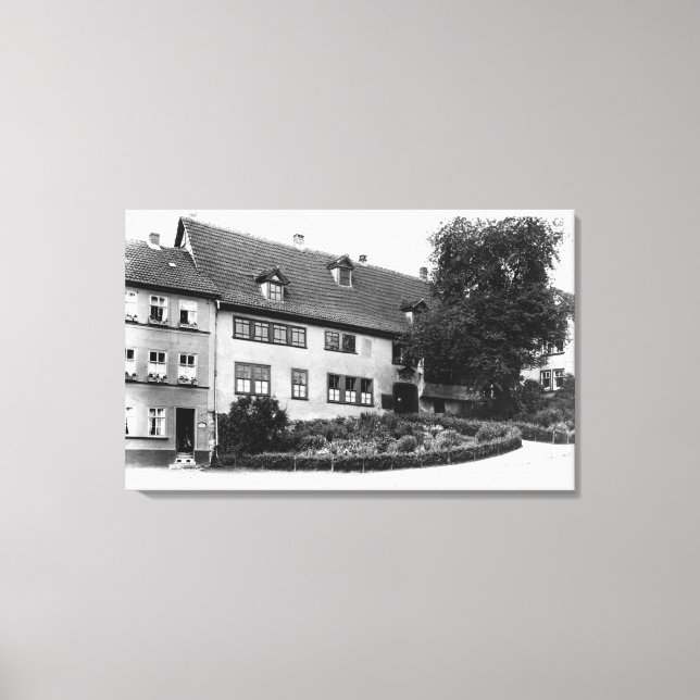 Lienzo Casa de Johann Sebastian Bach (Anverso)