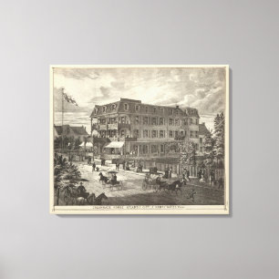 Lienzo Casa de la columnata, Atlantic City