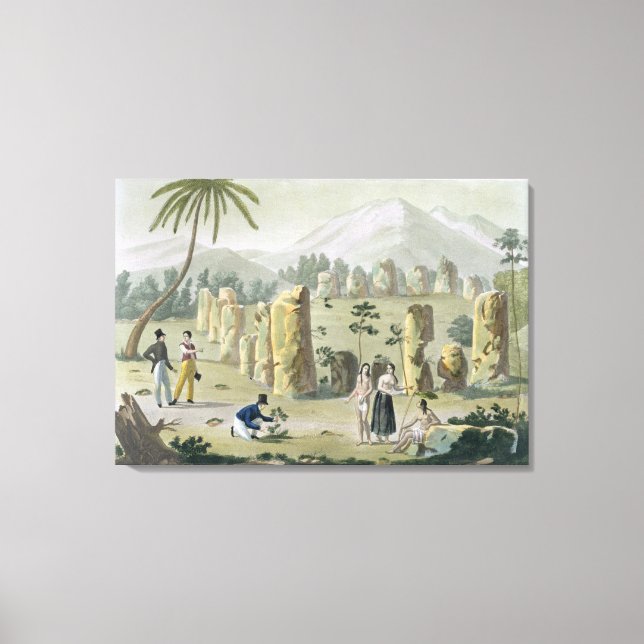 Lienzo "Casa de los Antiguos", Isla de Tiniano, plato 3 (Anverso)
