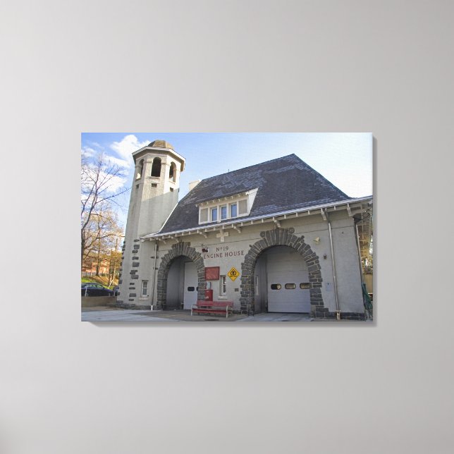 Lienzo Casa de máquinas número 19 en Washington, D.C. (Anverso)