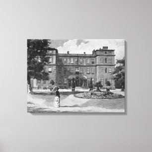 Lienzo Casa de Marlborough, del jardín, 1863