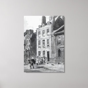 Lienzo Casa de sir Isaac Newton