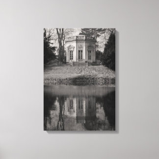 Lienzo Casa de té Belvedere en blanco y negro