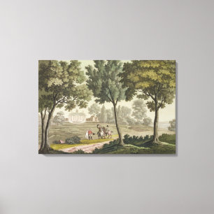 Lienzo Casa de Washington en el Monte Vernon, de 'Le Cost