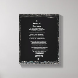 Lienzo Casa del engaño