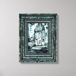 Lienzo Casa del engaño