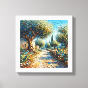 Lienzo Casa di Campagnia Siciliana 3 de 3