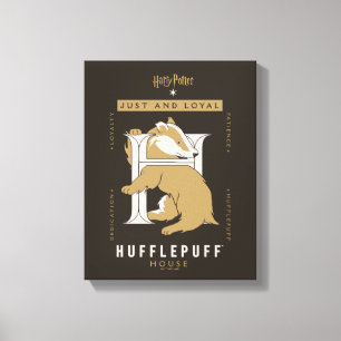 Lienzo Casa HuFFLEPUFF™ Justa Y Leal