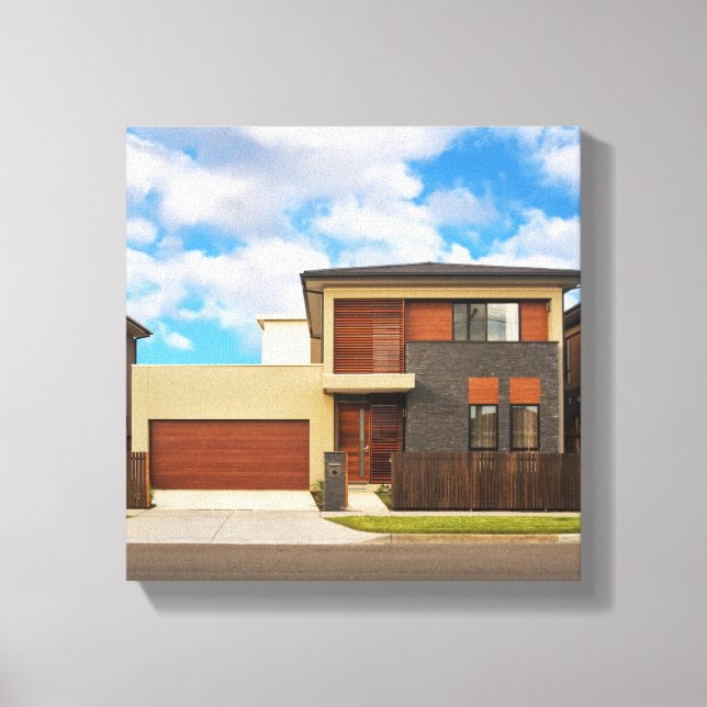 Lienzo Casa residencial (Anverso)