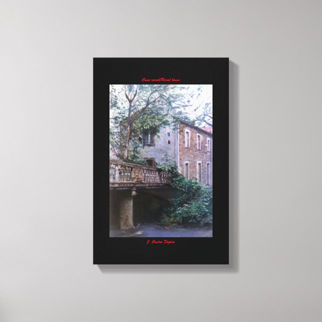 Lienzo Casa rural/Rural house (Anverso)