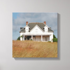 Lienzo Casa solitaria en el campo