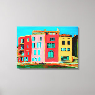 Lienzo Casa St Tropez En La Playa
