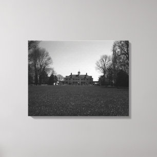 Lienzo Casa vintage de George Washington en Mount Vernon