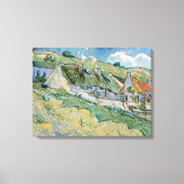 Lienzo Casas de campo con paja de Vincent van Gogh