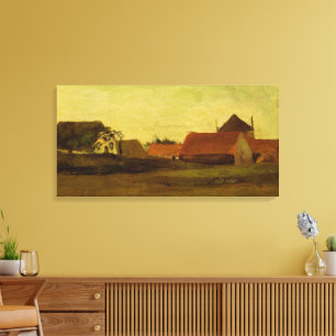 Lienzo Casas de campo en Loosduinen La Haya por Vincent v